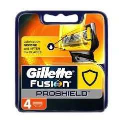 Gillette® Gillette Blades Male Proshield Manual Yellow, 4 Pack