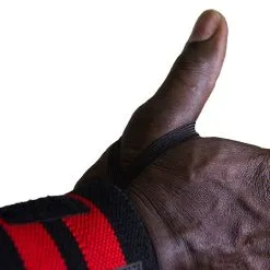 Gorilla Wear Gear Wrist Wraps Pro, Black/red -Udstyr og tilbehør butik 9910690000 wrist wraps pro black red 4