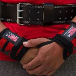 Gorilla Wear Gear Wrist Wraps Pro, Black/red -Udstyr og tilbehør butik 9910690000 wrist wraps pro black red 6