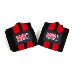 Gorilla Wear Gear Wrist Wraps Pro, Black/red