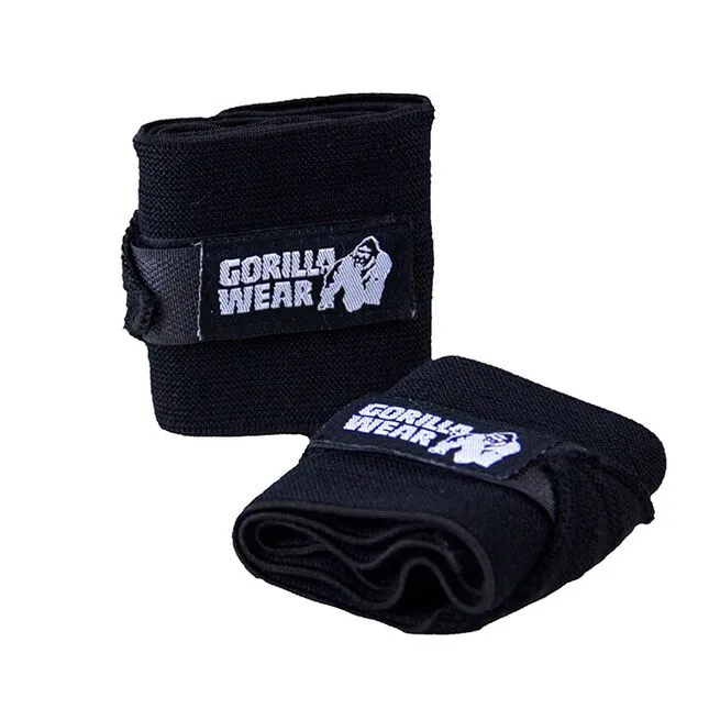 Gorilla Wear Gear Wrist Wraps Basic, Black 3 Gorilla Wear Gear Wrist Wraps Basic, Black