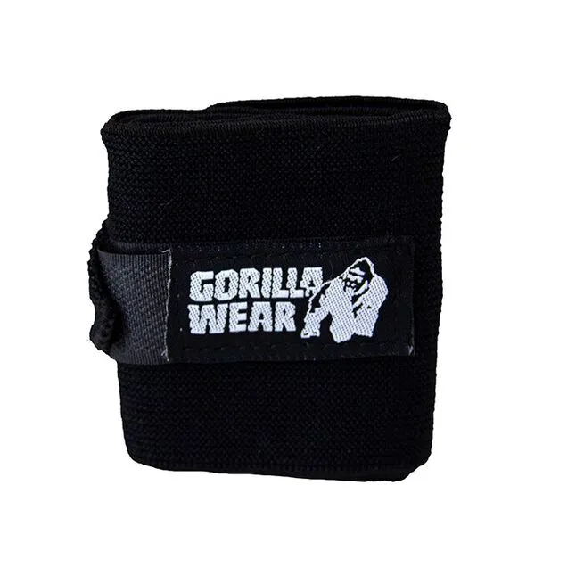 Gorilla Wear Gear Wrist Wraps Basic, Black 5 Gorilla Wear Gear Wrist Wraps Basic, Black - Billede 3