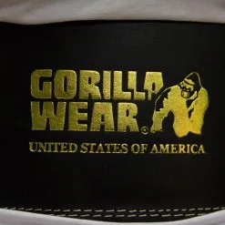 Gorilla Wear Gear 6 Inch Padded Leather Belt, Black/Gold -Udstyr og tilbehør butik 991079001r full leather padded belt black gold 4