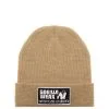Gorilla Wear Vermont Beanie -Udstyr og tilbehør butik 991101R Gorilla Wear Vermont Beanie beige 01 maj22
