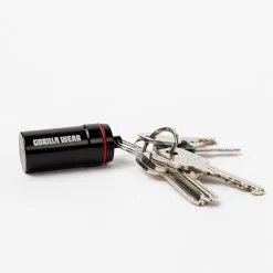 Gorilla Wear Gear Gw Pill Box Keychain, Black
