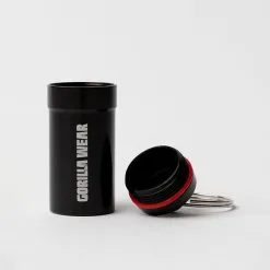 Gorilla Wear Gear Gw Pill Box Keychain, Black -Udstyr og tilbehør butik 99110390009 MASTER Gorilla Wear Gw Pill Box Keychain Black sep22 2