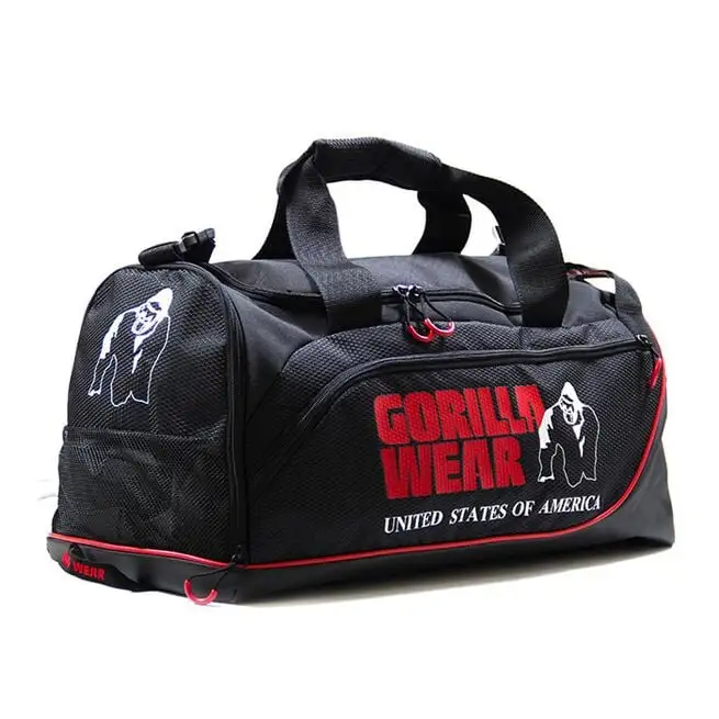 Gorilla Wear Jerome Gym Bag, Black/Red 3 Gorilla Wear Jerome Gym Bag, Black/Red