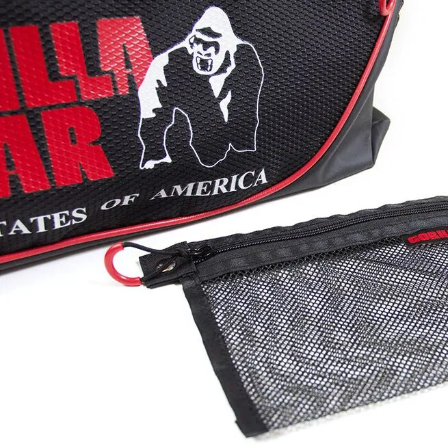 Gorilla Wear Jerome Gym Bag, Black/Red 6 Gorilla Wear Jerome Gym Bag, Black/Red - Billede 4