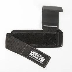 Gorilla Wear Gear Weight Lifting Hooks, Black/White -Udstyr og tilbehør butik 9912990109 Gorilla Wear Weight Lifting Hooks Black White 04 0921