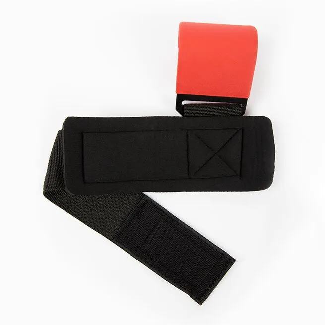 Gorilla Wear Gear Weight Lifting Hooks, Black/Red 6 Gorilla Wear Gear Weight Lifting Hooks, Black/Red - Billede 4