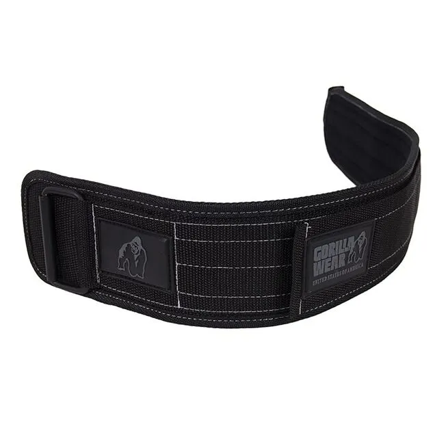 Gorilla Wear Gear 4 Inch Nylon Belt, Black 7 Gorilla Wear Gear 4 Inch Nylon Belt, Black - Billede 5