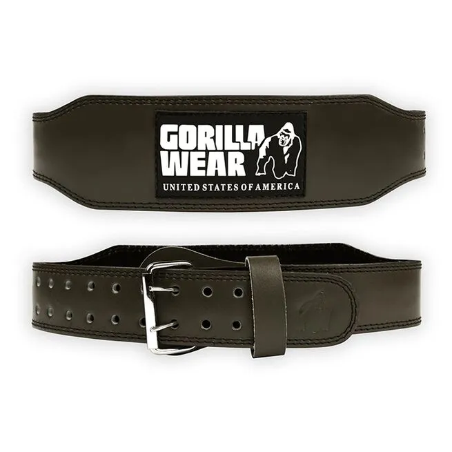 Gorilla Wear Gear 4 Inch Padded Leather Belt, Army Green 3 Gorilla Wear Gear 4 Inch Padded Leather Belt, Army Green
