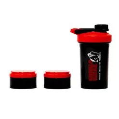 Gorilla Wear Shaker 2 Go 500 Ml + 130 Ml X 2, Black/Red -Udstyr og tilbehør butik 9916190500 shaker 2 go 760 ml black red 4