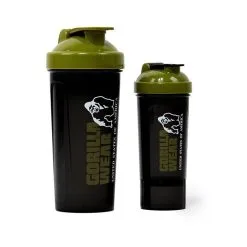 Gorilla Wear Shaker XXL 1000 Ml, Black/Army Green -Udstyr og tilbehør butik 9916440900 shaker xxl 1000 ml black army green 4