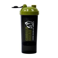 Gorilla Wear Shaker Compact 400 Ml + 100 Ml, Black/Army Green -Udstyr og tilbehør butik 9916540900 shaker compact 500 ml black army green 2