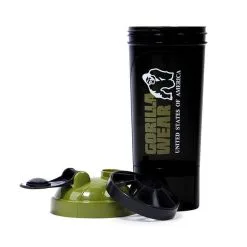 Gorilla Wear Shaker Compact 400 Ml + 100 Ml, Black/Army Green -Udstyr og tilbehør butik 9916540900 shaker compact 500 ml black army green 3