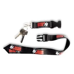 Gorilla Wear Gear Eloy Lanyard, Black/Red -Udstyr og tilbehør butik 9916790509 MASTER Gorilla Wear Eloy Lanyard Black Red sep22 3