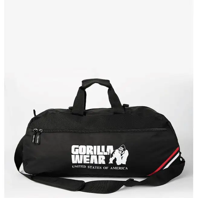 Gorilla Wear Norris Hybrid Gym Bag/Backpack, Black 3 Gorilla Wear Norris Hybrid Gym Bag/Backpack, Black