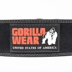 Gorilla Wear Gear 4 Inch Powerlifting Belt, Black 10 Gorilla Wear Gear 4 Inch Powerlifting Belt, Black -Udstyr og tilbehør butik 99197900R Gorilla Wear 4 Inch Powerlifting Belt Black 04 0322
