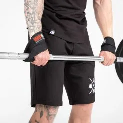 Gorilla Wear Gear Figure 8 Lifting Straps, Black -Udstyr og tilbehør butik 99202900 Gorilla wear Figure8 lifting straps black 4 sep22