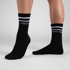Gorilla Wear Crew Socks 2-Pack, Black -Udstyr og tilbehør butik 992069004R Gorilla Wear Crew Socks 2 Pack Black sept22 2