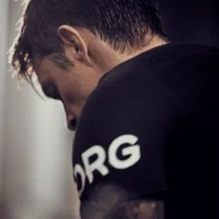 BJØRN BORG Borg Tee, Peacoat -Udstyr og tilbehør butik 9999 1140 90651R Bjorn Borg Borg Tee Black Beauty 02 0420