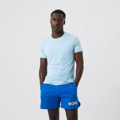 BJØRN BORG Borg Tee, Crystal Blue