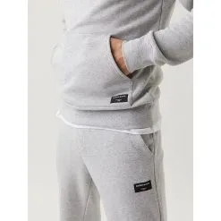 BJØRN BORG Centre Hoodie, Light Grey Melange -Udstyr og tilbehør butik 9999 1432 90741R BJORN BORG Centre Hoodie Light Grey Melange 04 jan23
