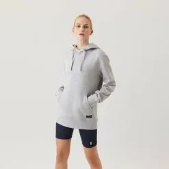 BJØRN BORG Centre Hoodie, Light Grey Melange -Udstyr og tilbehør butik 9999 1432 90741R BJORN BORG Centre Hoodie Light Grey Melange 08 jan23