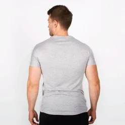 Bodystore.dk Bodystore Men Logo Tee, Grey -Udstyr og tilbehør butik BS1111 GRY R BODYSTORE MEN NEW LOGO TEE GREY M 04 0920
