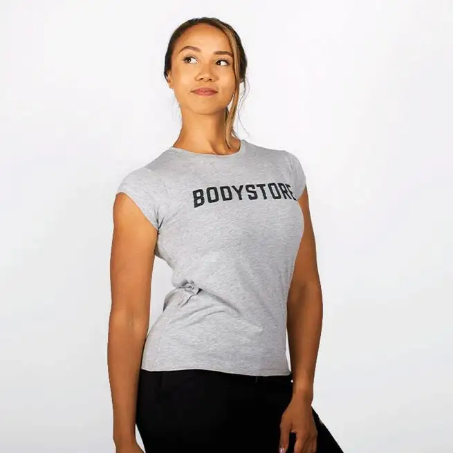 Bodystore.dk Bodystore Women Logo Tee, Grey 3 Bodystore.dk Bodystore Women Logo Tee, Grey