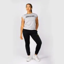 Bodystore.dk Bodystore Women Logo Tee, Grey 20 Bodystore.dk Bodystore Women Logo Tee, Grey -Udstyr og tilbehør butik BS2222 GRY R BODYSTORE WMN NEW LOGO TEE GREY S 04 0920 2