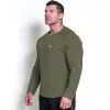Chained Nutrition Gear Chained L/S Thermal Sweat, Olive -Udstyr og tilbehør butik CNG1011 OLV R Chained Thermal Sweat olive juni21 1