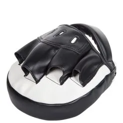 Venum Light Focus Mitts, White/Black (Pair) -Udstyr og tilbehør butik EU VENUM 1119 Venum Light Focus Mitts WhiteBlack 05 maj22