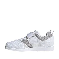 Adidas Powerlift 5, White/Black/Grey -Udstyr og tilbehør butik GY8919R Adidas Powerlift 5 White Black Grey 03 0722