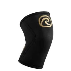 REHBAND RX Knee Sleeve 5 Mm Gold Black