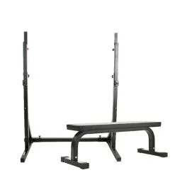 Star Nutrition Gear Star Gear Squat Stand + Flat Bench