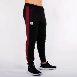Star Nutrition Gear Star Gym Joggers, Antracite/Black -Udstyr og tilbehør butik SNA1025 BAM R Star Gym Joggers Black Maroon M 01 0920 1