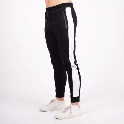 Star Nutrition Gear Star Gym Joggers, Grey/White 40 Star Nutrition Gear Star Gym Joggers, Grey/White -Udstyr og tilbehør butik SNA1025 BLK R Star Gym Joggers Black 04 sep21