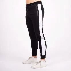 Star Nutrition Gear Star Gym Joggers, Off White/Black -Udstyr og tilbehør butik SNA1025 BLK R Star Gym Joggers Black 04 sep21 4