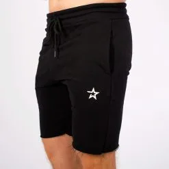 Star Nutrition Gear Star Edge Shorts, Black 25 Star Nutrition Gear Star Edge Shorts, Black -Udstyr og tilbehør butik SNA1040 BLK R Star Raw Edge Shorts Black 05 0920 1