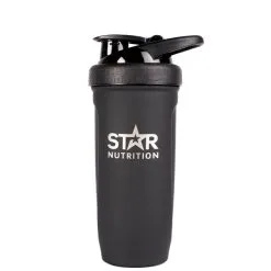 Star Nutrition Gear Star Nutrition Stainless Steel Shaker Black 900ml