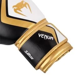 Venum Boxing Gloves Contender 2.0 - Black/White-Gold -Udstyr og tilbehør butik VENUM 03540 523 R Venum Boxing Gloves Contender 2.0 Black White Gold 03 1020