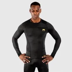 Venum G-Fit Rashguard, Long Sleeves, Black/Gold