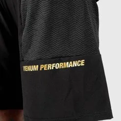 Venum G-Fit Training Shorts, Black/Gold -Udstyr og tilbehør butik VENUM 03728 126R Venum G Fit Training Shorts BlackGold 0522 4