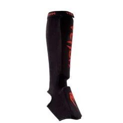 Venum Kontact Shin Guards, Black/Red -Udstyr og tilbehør butik VENUM 0480 100 Venum Kontact Shin guards BlackRed 03 maj22 2