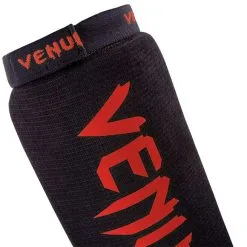 Venum Kontact Shin Guards, Black/White -Udstyr og tilbehør butik VENUM 0480 100 Venum Kontact Shin guards BlackRed 05 maj22