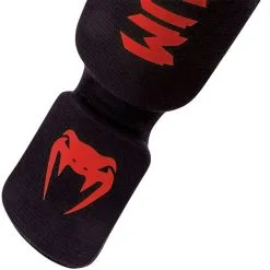 Venum Kontact Shin Guards, Black/Red -Udstyr og tilbehør butik VENUM 0480 100 Venum Kontact Shin guards BlackRed 06 maj22 1