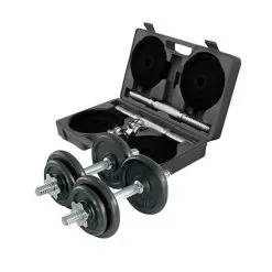 Gymstick Adjustable Dumbbell Set, 2x10 Kg