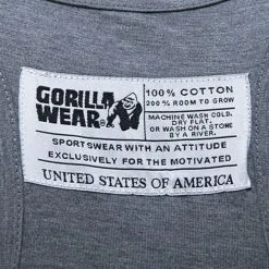 Gorilla Wear Classic Tank Top, Grey Melange -Udstyr og tilbehør butik classic tank top grey melange gorilla wear 3 3
